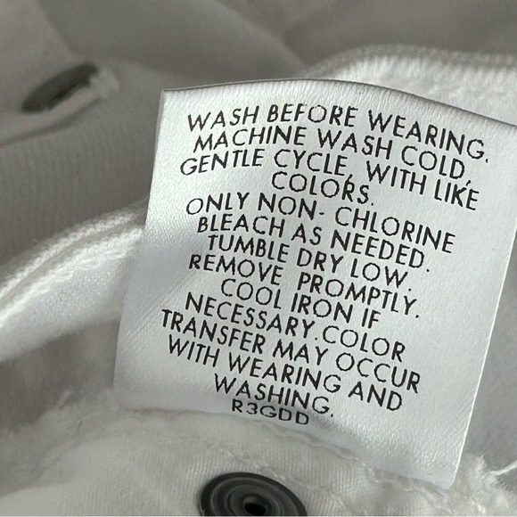 Eileen Fisher White Jeans Cotton High Waist Straight Leg Capsule System Size 6 - Picture 15 of 15